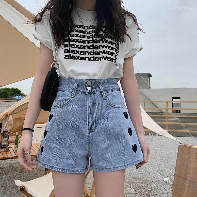 Women's Shorts Streetwear Embroidery Denim Women 2023 Size 4XL Summer High Waist Korean Casual Jeans Two Buttons Wide Leg Pants, Blue1
Women's Shorts Streetwear Embroidery Denim Women 2023 Size 4XL Summer High Waist Korean Casual Jeans Two Buttons Wide Leg Pants, Blue1