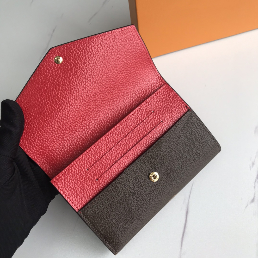 PALLAS Wallet High-end Quality Card Holder Credit Cards Cover Three-flod Women Designer Wallets Luxury Purse 601410, Red
PALLAS Wallet High-end Quality Card Holder Credit Cards Cover Three-flod Women Designer Wallets Luxury Purse 601410, Red