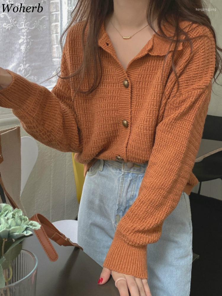 Women's Knits Woherb Korean Solid Y2k Knitted Coat 2023 Clothing Long Sleeve Vintage Sueter Loose Temperament Mini Cardigan Tops, Apricot
Women's Knits Woherb Korean Solid Y2k Knitted Coat 2023 Clothing Long Sleeve Vintage Sueter Loose Temperament Mini Cardigan Tops, Apricot