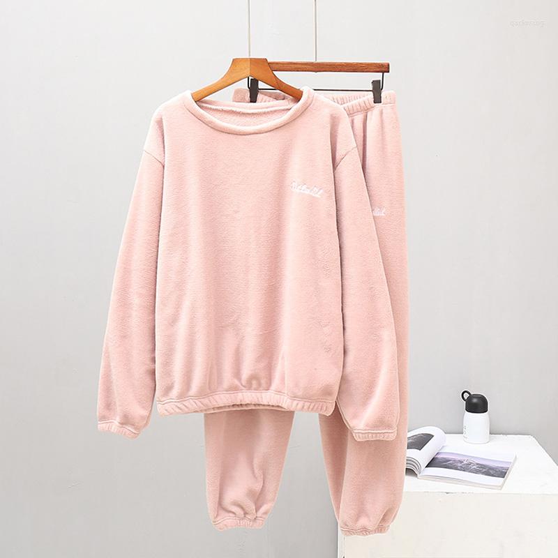 Women's Sleepwear Warm Girl Women Winter Flannel Pajama Set Fleece Pajamas Homewear Thick Velvet Female Suit Fall Sweatshirt Ladies, Black
Women's Sleepwear Warm Girl Women Winter Flannel Pajama Set Fleece Pajamas Homewear Thick Velvet Female Suit Fall Sweatshirt Ladies, Black