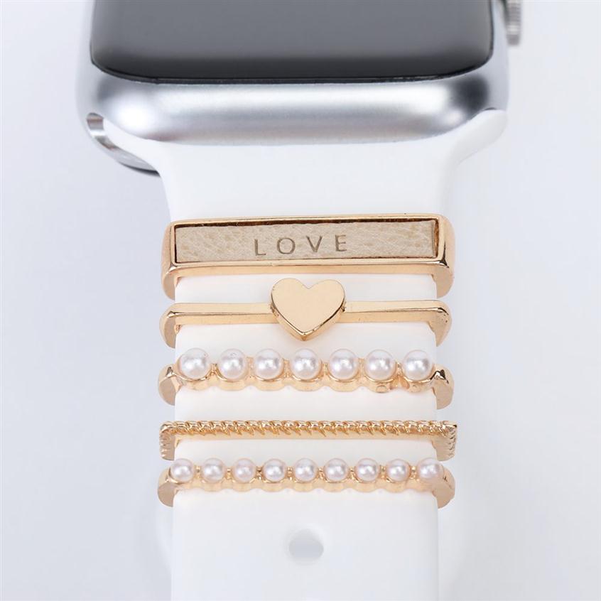 Decorative Ring for Watch Band Charms for Samsung Galaxy Smart Watch Sport Silicone Strap Accessories with Bling Diamond279o653740
