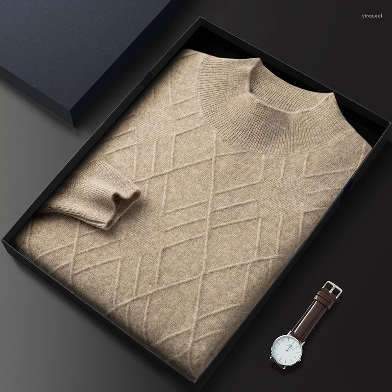 Men's Sweaters High-end Classic Men Knitted Pullover Cashmere Sweater 2023 Autumn Winter Long Sleeve Solid Warm Pullovers Men's, Khaki
Men's Sweaters High-end Classic Men Knitted Pullover Cashmere Sweater 2023 Autumn Winter Long Sleeve Solid Warm Pullovers Men's, Khaki