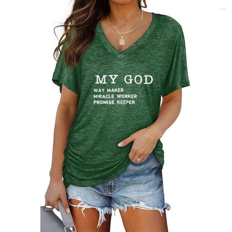 Women's T Shirts Ladies Fashion Batwing Sleeve Loose T-shirt Summer Casual Women Short Tees MY GOD Letters Print Faith For Women's, Green
Women's T Shirts Ladies Fashion Batwing Sleeve Loose T-shirt Summer Casual Women Short Tees MY GOD Letters Print Faith For Women's, Green