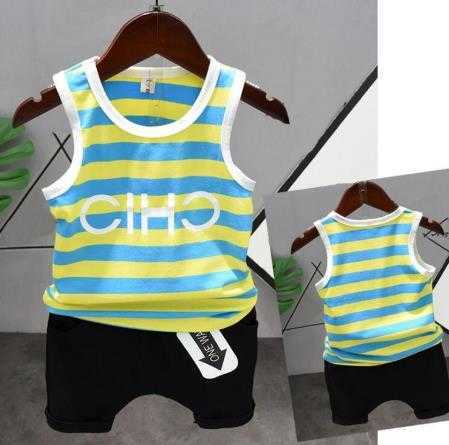 Sets Fashion suit Children's Clothing Boys Sleeveless Striped Comfort vest shorts Cotton Kids Piece set Years old, Red
Sets Fashion suit Children's Clothing Boys Sleeveless Striped Comfort vest shorts Cotton Kids Piece set Years old, Red
