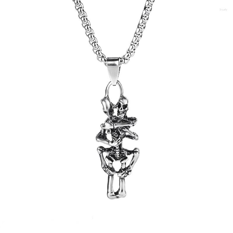 Pendant Necklaces Trendy Hip Hop Rock Embrace Skull Necklace Fashion Design Glamour Man Punk Jewelry Accessories Party Gift
Pendant Necklaces Trendy Hip Hop Rock Embrace Skull Necklace Fashion Design Glamour Man Punk Jewelry Accessories Party Gift