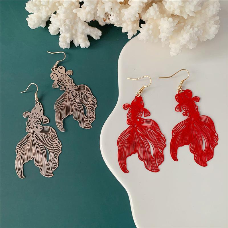 Dangle Earrings DoreenBeads 1Pair Fashion Goldfish Hollow Gold Color Metal Drop Earring For Women Wedding Party Creative Jewelry
Dangle Earrings DoreenBeads 1Pair Fashion Goldfish Hollow Gold Color Metal Drop Earring For Women Wedding Party Creative Jewelry