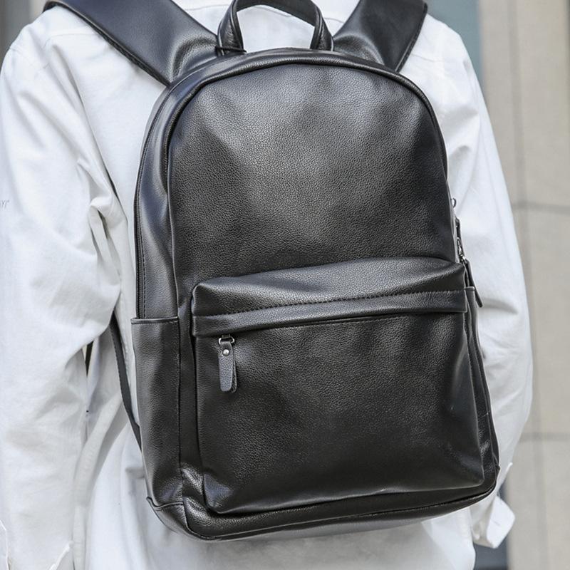 Backpack Casual Men's Soft PU Leather Mens Travel Bag Large Capacity Male Backpacks Laptop Bags Student School, Crossbody bag
Backpack Casual Men's Soft PU Leather Mens Travel Bag Large Capacity Male Backpacks Laptop Bags Student School, Crossbody bag