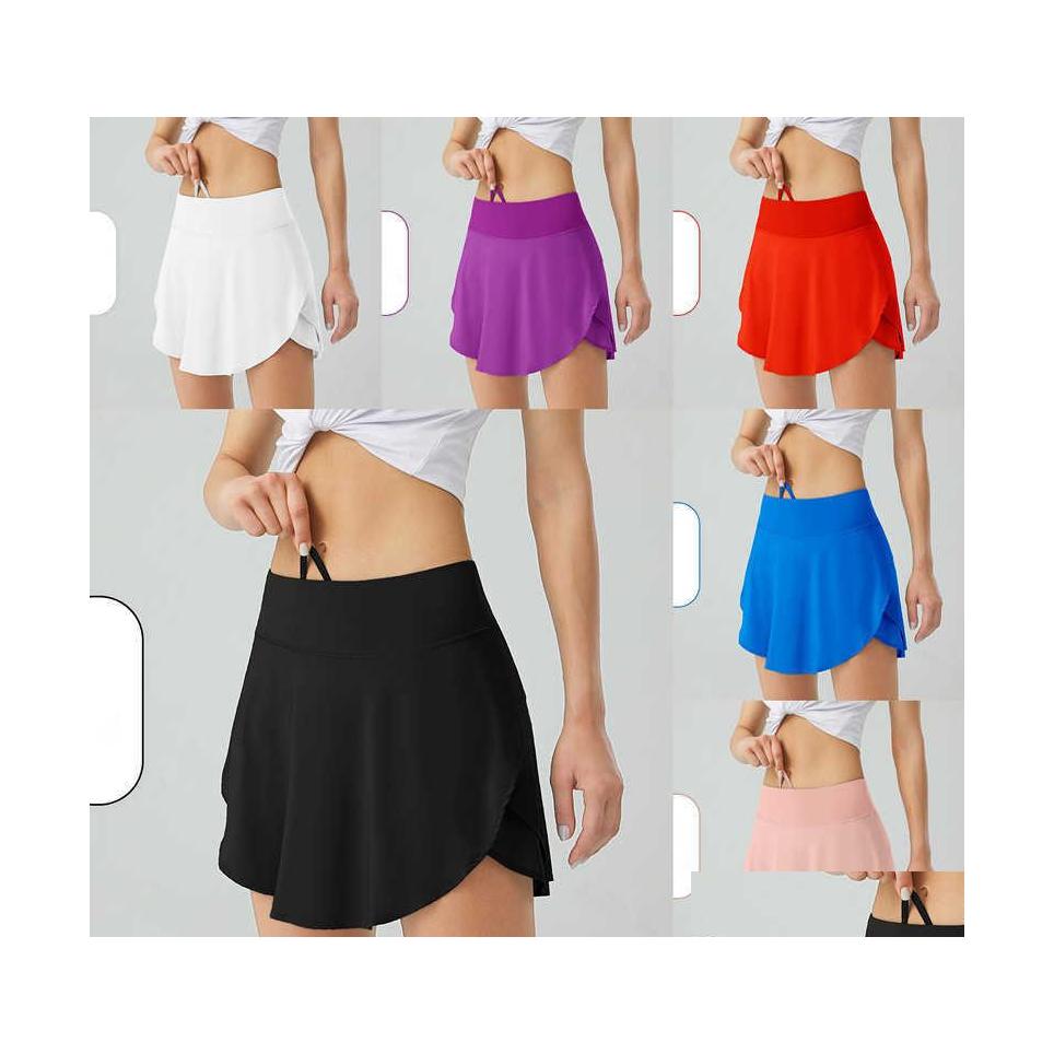 Yoga Outfits Sports Skirt With Shorts Pocket Fitness Ty Tennis Skirts Woman Girl Gym Summer Run Jogger Athletic Breathable Drop Deli Dhs97, Black
Yoga Outfits Sports Skirt With Shorts Pocket Fitness Ty Tennis Skirts Woman Girl Gym Summer Run Jogger Athletic Breathable Drop Deli Dhs97, Black
