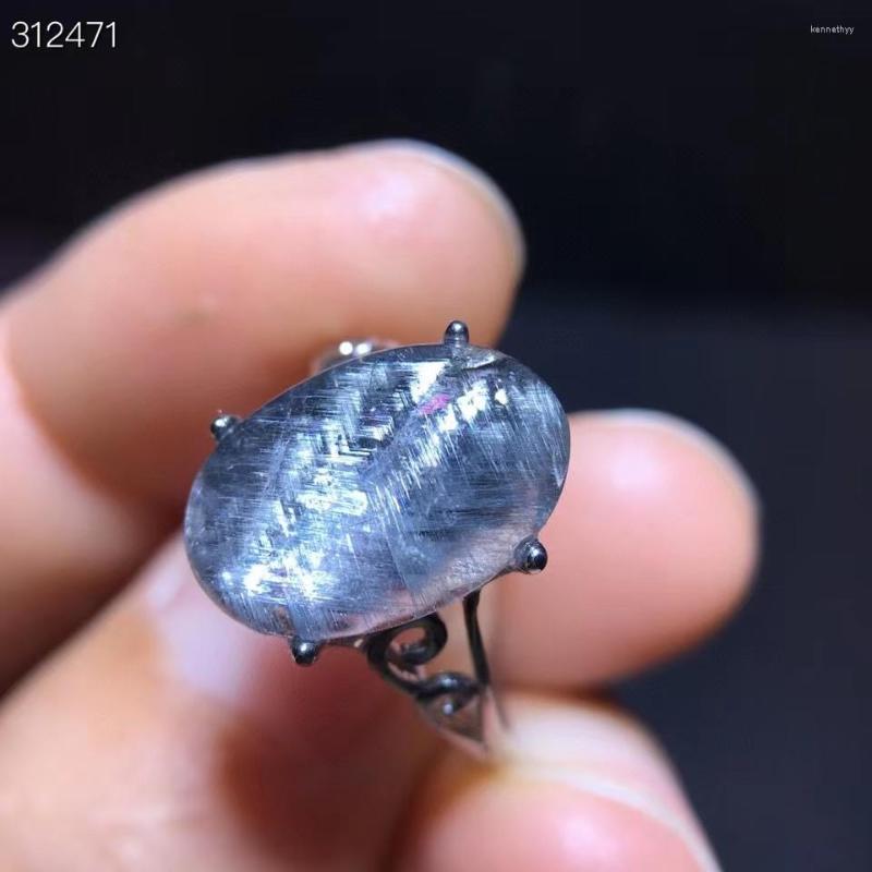 Cluster Rings Natural Brookite Platinum Rutilated Quartz Ring 925 Sterling Silver Woman Men 13.5/9.1mm Oval Lucky
Cluster Rings Natural Brookite Platinum Rutilated Quartz Ring 925 Sterling Silver Woman Men 13.5/9.1mm Oval Lucky