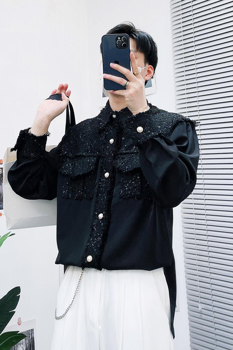 Men's Casual Shirts Ad0780 Fashion Men's 2023 Runway Luxury European Design Party Style Clothing, Black
Men's Casual Shirts Ad0780 Fashion Men's 2023 Runway Luxury European Design Party Style Clothing, Black