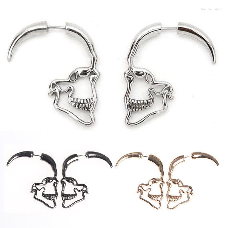Stud Earrings Punk Earring Hollow Back Hanging Fashion Jewelry