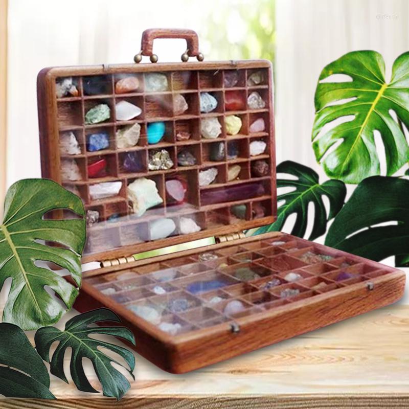 Jewelry Pouches Wood Crystal Display Case Durable Stone Organizer Practical Gems Storage Box Collection Boxes Accessories
Jewelry Pouches Wood Crystal Display Case Durable Stone Organizer Practical Gems Storage Box Collection Boxes Accessories