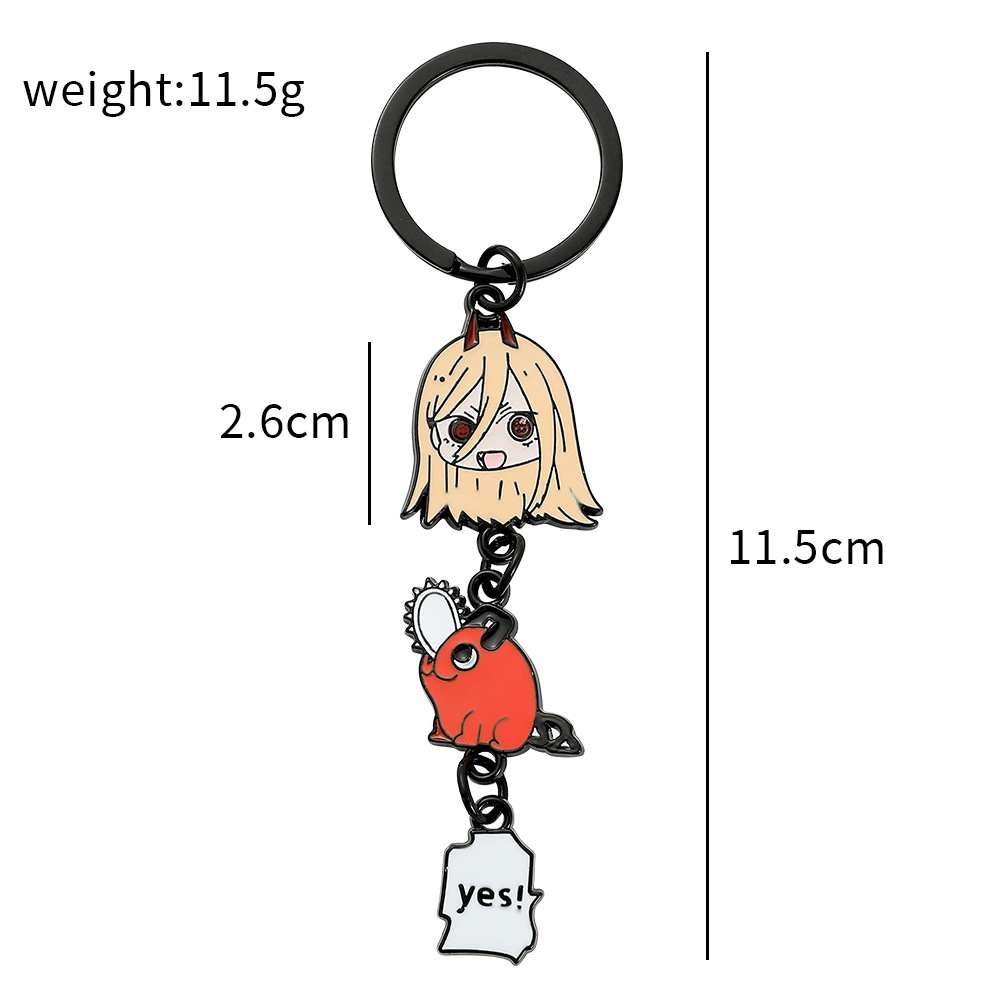 The new electric saw man Jewelry pendant pochita key chain animation around chainsaw man