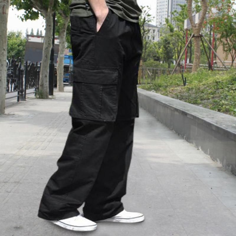 Men's Pants Men Cargo Casual Washable Relaxed Fit Trousers Male Baggy, Black
Men's Pants Men Cargo Casual Washable Relaxed Fit Trousers Male Baggy, Black