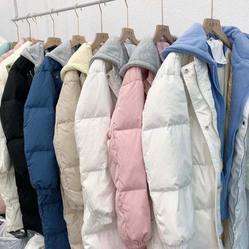 Women' Down 2023 Winter Causal Loose White Duck Jacket Women Solid Color Long Sleeve Multicolor Hooded Thick Warm Mediumn Coat
Women' Down 2023 Winter Causal Loose White Duck Jacket Women Solid Color Long Sleeve Multicolor Hooded Thick Warm Mediumn Coat