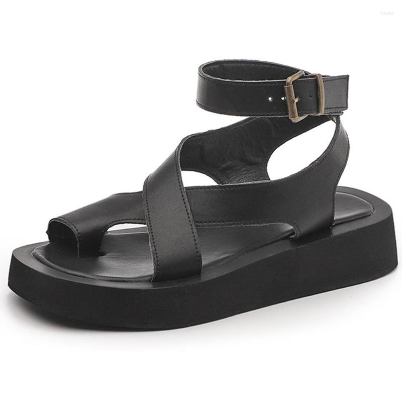 Sandals U-DOUBLE 2023 Genuine Leather Women Slippers Shoes Summer Clip Toe Ladies Roman Muffin, Black
Sandals U-DOUBLE 2023 Genuine Leather Women Slippers Shoes Summer Clip Toe Ladies Roman Muffin, Black