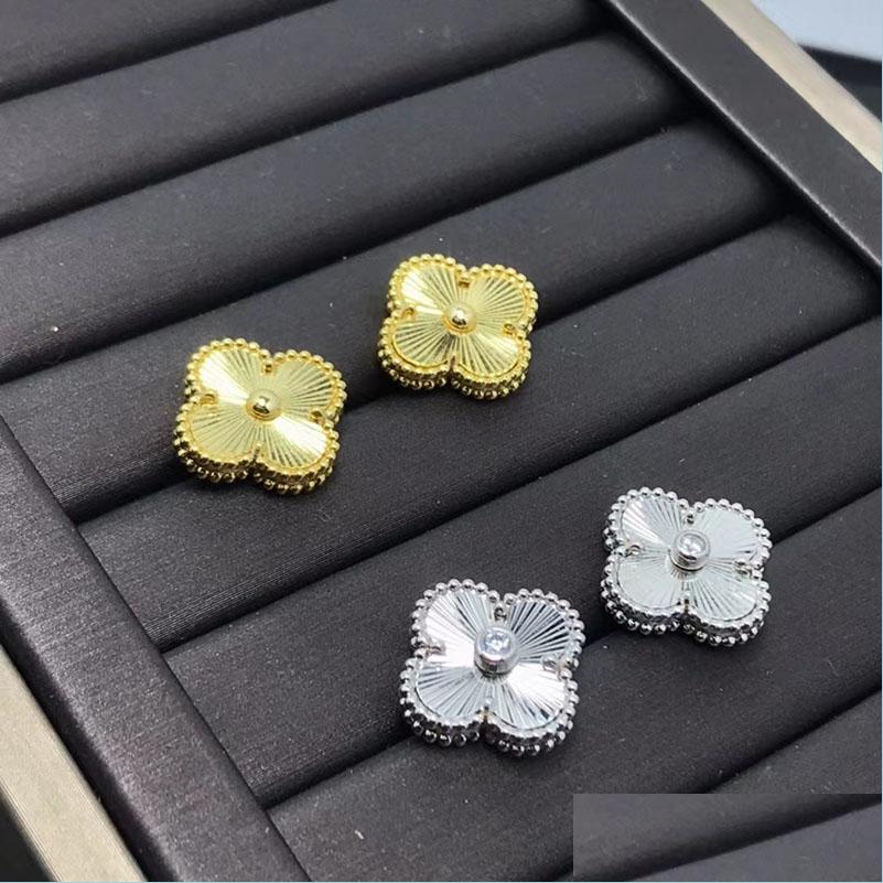 Stud Brand Luxury Clover Designer Earrings 18K Gold Sweet Fashion Charm Elegant Ear Rings For Women Party Jewelry Gift Drop D Dhu2Y
Stud Brand Luxury Clover Designer Earrings 18K Gold Sweet Fashion Charm Elegant Ear Rings For Women Party Jewelry Gift Drop D Dhu2Y