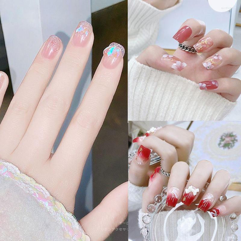 False Nails 24pcs Press On French Pink Butterfly Bow Flower Full Cover Short Square Nail Fake, P005-11
False Nails 24pcs Press On French Pink Butterfly Bow Flower Full Cover Short Square Nail Fake, P005-11