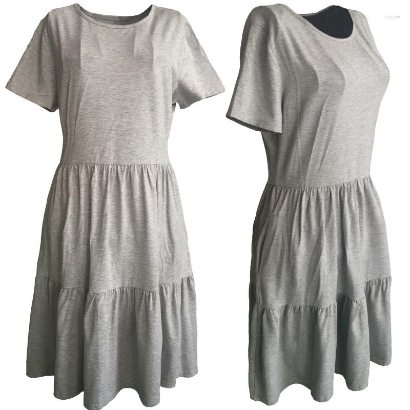 Party Dresses Fashion Solid Mini Dress Woman 2023 Summer O Neck Short Sleeve A Line Ruffles Casual For Ladies Female Clothes
Party Dresses Fashion Solid Mini Dress Woman 2023 Summer O Neck Short Sleeve A Line Ruffles Casual For Ladies Female Clothes