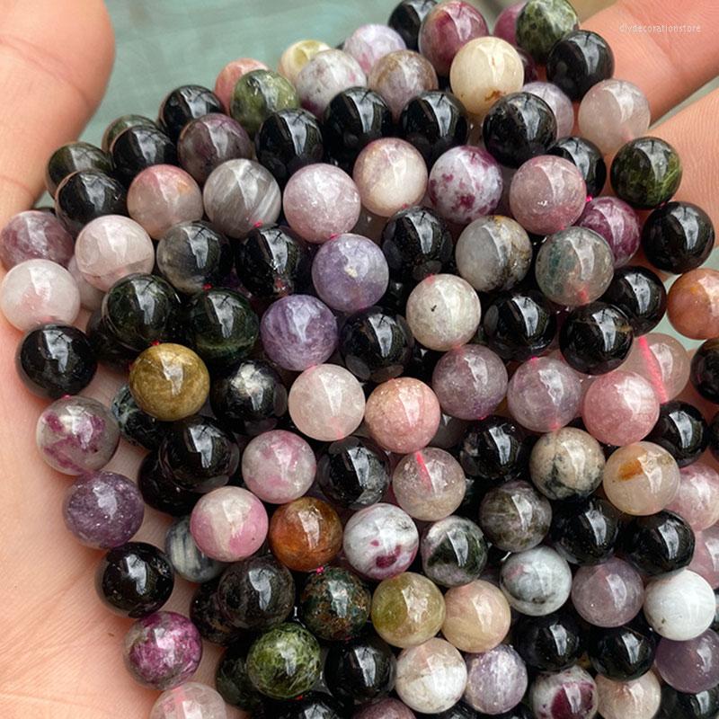 Beads Natural Stone Mixed-Color Tourmaline Round Loose Spacer For Jewelry Making 15" Strand DIY Accessorries Bead Bracelet
Beads Natural Stone Mixed-Color Tourmaline Round Loose Spacer For Jewelry Making 15" Strand DIY Accessorries Bead Bracelet