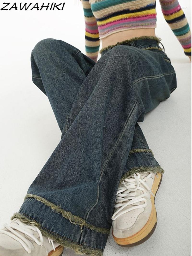 Women' Jeans Y2K Women Vintage Streetwear Korean Baggy Dark Blue High Waist Straight Wide Leg Pants Denim Trousers Grunge Alt Clothes
Women' Jeans Y2K Women Vintage Streetwear Korean Baggy Dark Blue High Waist Straight Wide Leg Pants Denim Trousers Grunge Alt Clothes