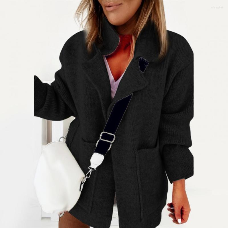 Women's Knits Fashion Pockets Open Front Sweater Coat Skin-friendly Women Cardigan Two Lapel Outerwear, Black
Women's Knits Fashion Pockets Open Front Sweater Coat Skin-friendly Women Cardigan Two Lapel Outerwear, Black