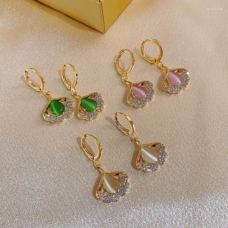 Dangle Earrings 2023 Fashion Opal Ginkgo Leaf Pendant For Women Girls Luxury Exquisite Rhinestone Party Jewelry
Dangle Earrings 2023 Fashion Opal Ginkgo Leaf Pendant For Women Girls Luxury Exquisite Rhinestone Party Jewelry