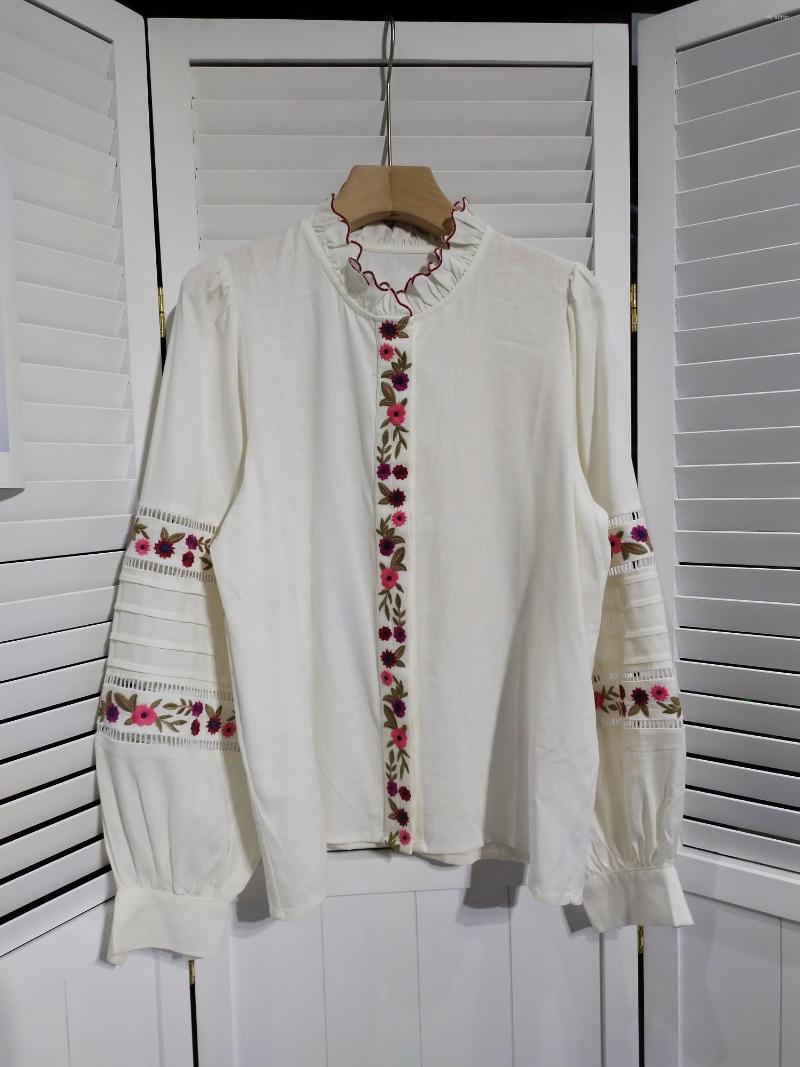 Women' Blouses 2023 Women Fashion Bubble Long Sleeve Sexy Casual Flower Three-dimensional Embroidered Lotus Leaf Edge Shirt 1111
Women' Blouses 2023 Women Fashion Bubble Long Sleeve Sexy Casual Flower Three-dimensional Embroidered Lotus Leaf Edge Shirt 1111