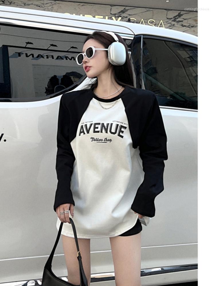 Women's T Shirts Y2k Autumn Harajuku Long Sleeve Contrast Patchwork Shirt Grunge Women Korean Fashion Sexy Top Slim Loose Vintage Printed, White
Women's T Shirts Y2k Autumn Harajuku Long Sleeve Contrast Patchwork Shirt Grunge Women Korean Fashion Sexy Top Slim Loose Vintage Printed, White