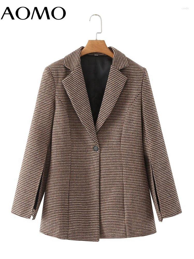 Women' Suits AOMO Women 2023 Winter Plaid Cape Blazer Coat Vintage Long Sleeve Female Thick Suit Outerwear DA23A, Dark brown
Women' Suits AOMO Women 2023 Winter Plaid Cape Blazer Coat Vintage Long Sleeve Female Thick Suit Outerwear DA23A, Dark brown