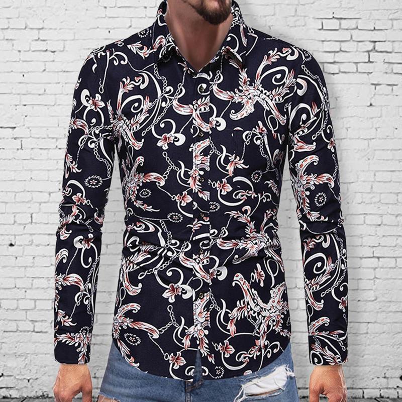Men's T Shirts Men'S Slim Cardigan Shirt Lapel Button Floral Print Long Sleeve Top Casual Clothes Korean Fashion Holiday Loose, Yellow
Men's T Shirts Men'S Slim Cardigan Shirt Lapel Button Floral Print Long Sleeve Top Casual Clothes Korean Fashion Holiday Loose, Yellow