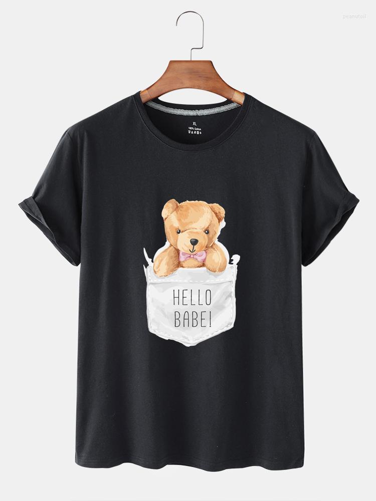 Women' T Shirts Cotton Pocket Bear Print O Neck Short Sleeve T-shirt Women' 2023 Summer Casual Unisex Plus Size Top, Black
Women' T Shirts Cotton Pocket Bear Print O Neck Short Sleeve T-shirt Women' 2023 Summer Casual Unisex Plus Size Top, Black