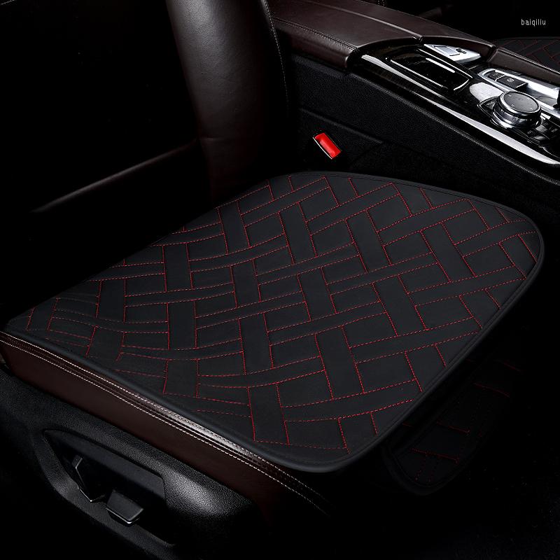 Car Seat Covers Universal PU Leather Cover Four Seasons Automobiles Cushion Auto Interior Protector Pads Chair
Car Seat Covers Universal PU Leather Cover Four Seasons Automobiles Cushion Auto Interior Protector Pads Chair