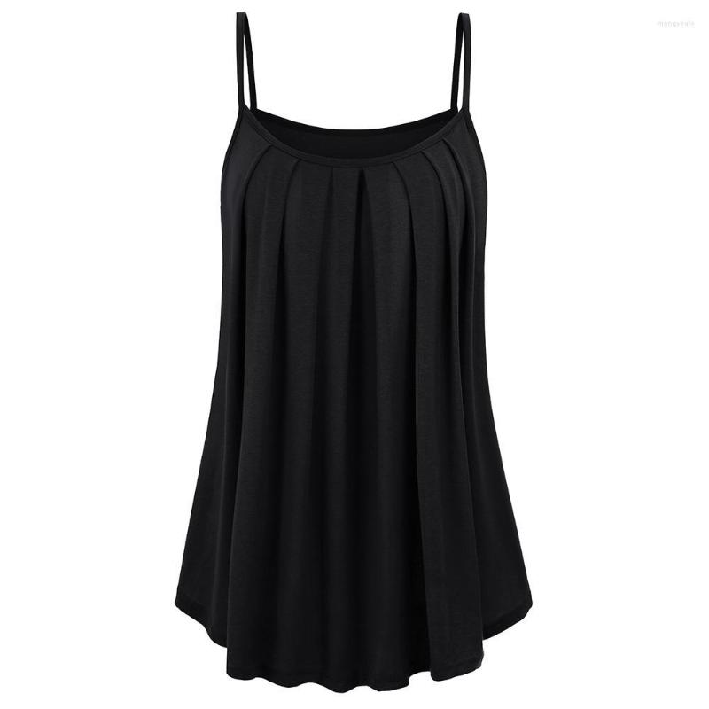 Women' Tanks 2023 Ladies Spaghetti Strap Lace Trim Chiffon Sling Blouses Casual Solid Color V-Neck Sleeveless Soft Stretch Pleated Shirts, Black
Women' Tanks 2023 Ladies Spaghetti Strap Lace Trim Chiffon Sling Blouses Casual Solid Color V-Neck Sleeveless Soft Stretch Pleated Shirts, Black