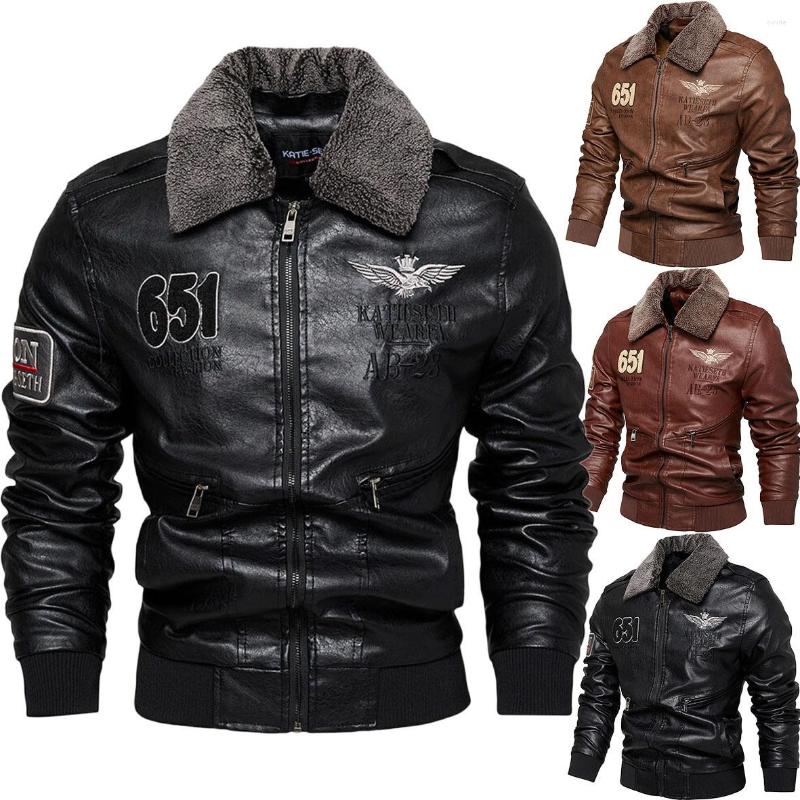 Men's Jackets Winter Coat Lapel PU Leather Men's Jacket With Badge Warm Zipper-Up Streetwear Thicken Added Velvet Outwear Male Clothes, Black
Men's Jackets Winter Coat Lapel PU Leather Men's Jacket With Badge Warm Zipper-Up Streetwear Thicken Added Velvet Outwear Male Clothes, Black