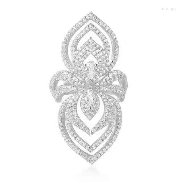 Wedding Rings Fashion Luxury Spider Shape Bridal Women Sets Adjustable Size Cubic Zircon Pave Female Ring R-159
Wedding Rings Fashion Luxury Spider Shape Bridal Women Sets Adjustable Size Cubic Zircon Pave Female Ring R-159