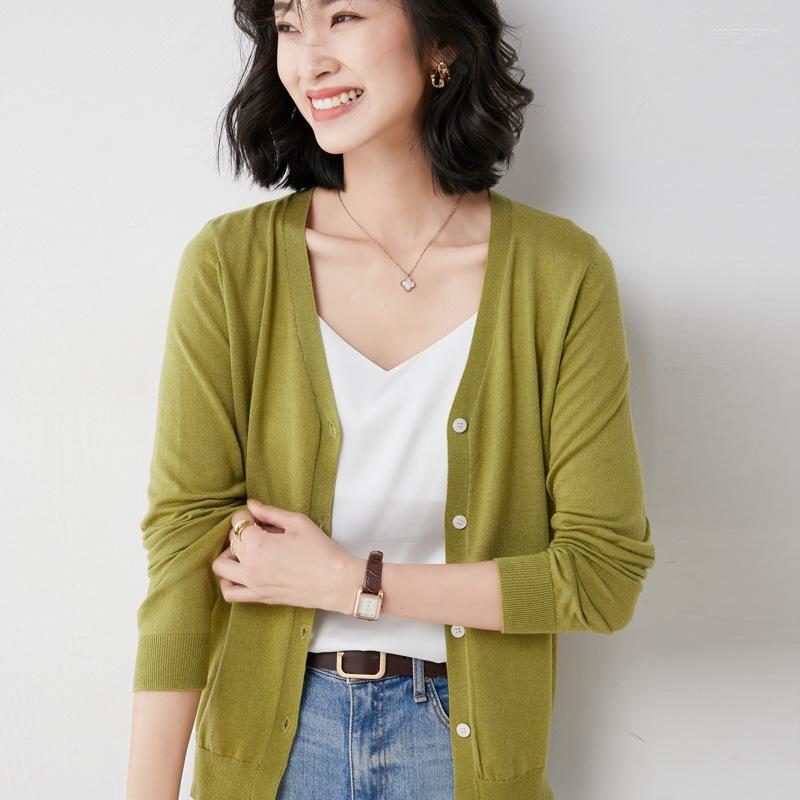 Women' Knits 2023 Cardigan Knitted Women' Wear Air-Conditioning Outerwear Thin Female Casual Tops Lady Sweater Fashion Classic Style, Green
Women' Knits 2023 Cardigan Knitted Women' Wear Air-Conditioning Outerwear Thin Female Casual Tops Lady Sweater Fashion Classic Style, Green