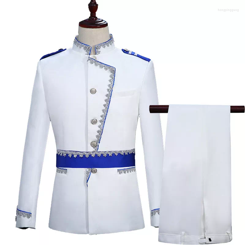 Men's Suits Dress Stage Performance Party Mens Suit Floral European Royal Gown Show Prince Costumes Luxury Men Clothing White
Men's Suits Dress Stage Performance Party Mens Suit Floral European Royal Gown Show Prince Costumes Luxury Men Clothing White