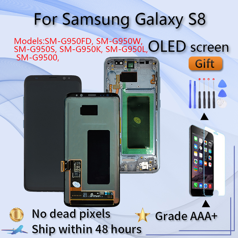 Super Amoled And New Display For Samsung Galaxy S8 G950U G950A G950P LCD Touch Screen Sensor Panel Assembly
Super Amoled And New Display For Samsung Galaxy S8 G950U G950A G950P LCD Touch Screen Sensor Panel Assembly