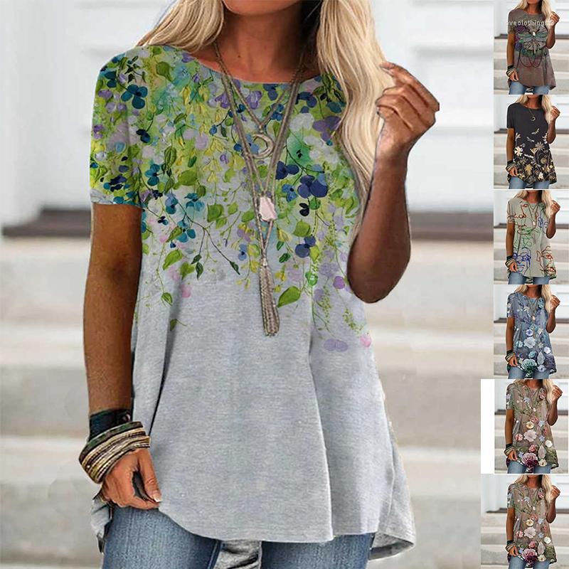 Women's T Shirts Women's Botanical Floral 3D Printing T-Shirt Short Sleeve Casual Pullover Fashion Top Summer 2023, Black
Women's T Shirts Women's Botanical Floral 3D Printing T-Shirt Short Sleeve Casual Pullover Fashion Top Summer 2023, Black