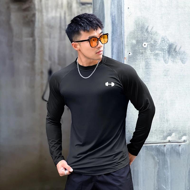 Men's T Shirts Men Bodybuilding Long Sleeve Shirt Man Casual Quick Dry Skinny T-Shirt Male Gyms Fitness Workout Tees Tops Jogger Brand, White black
Men's T Shirts Men Bodybuilding Long Sleeve Shirt Man Casual Quick Dry Skinny T-Shirt Male Gyms Fitness Workout Tees Tops Jogger Brand, White black