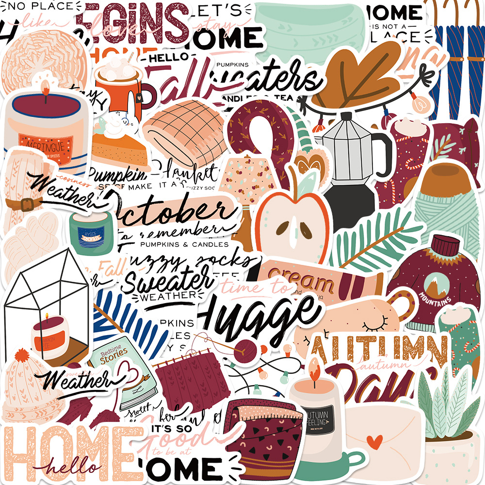 50pcs/Lot autumn Stickers Waterproof Sticker For Laptop Skateboard Notebook Luggage Water Bottle Car Decals Kid Toys Gifts, Multi-color
50pcs/Lot autumn Stickers Waterproof Sticker For Laptop Skateboard Notebook Luggage Water Bottle Car Decals Kid Toys Gifts, Multi-color