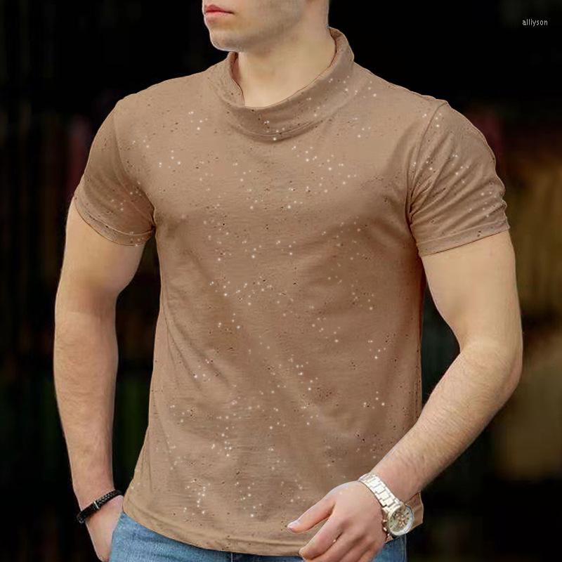 Men's T Shirts Mock Neck Sports Shirt Men Solid Bodybuilding Gym Tees Top Running Fitness Tight Tshirt Plain Male Muscle Singlets
Men's T Shirts Mock Neck Sports Shirt Men Solid Bodybuilding Gym Tees Top Running Fitness Tight Tshirt Plain Male Muscle Singlets