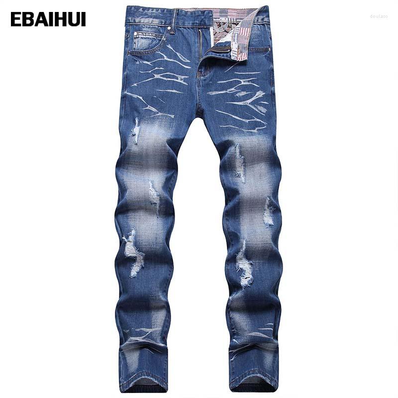 Men's Jeans EBAIHUI Mens Autumn And Winter Blue Casual Wear Pants Male Men's Clothing With Slim Body Small Feet
Men's Jeans EBAIHUI Mens Autumn And Winter Blue Casual Wear Pants Male Men's Clothing With Slim Body Small Feet