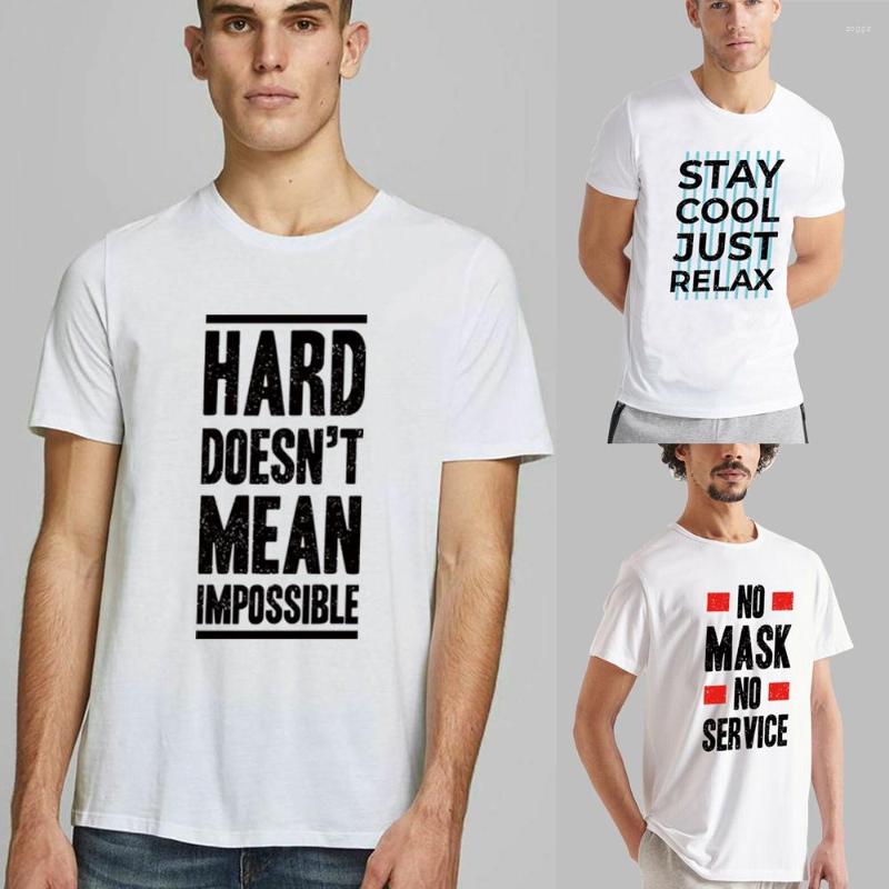 Men' T Shirts Summer Men' Shirt Short Sleeve Casual Loose Word Print Mens Streetwear Commuter Top O-neck Tees Harajuku Pullover, White
Men' T Shirts Summer Men' Shirt Short Sleeve Casual Loose Word Print Mens Streetwear Commuter Top O-neck Tees Harajuku Pullover, White