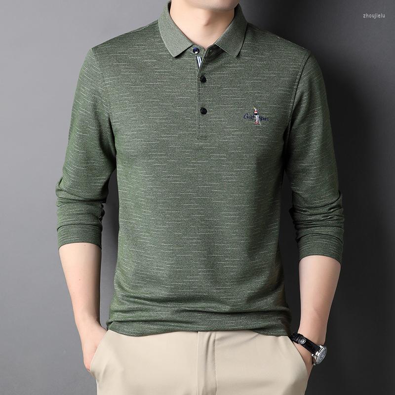 Men's Polos Cotton Long Sleeve Mens T Shirts High Quality Spring And Autumn Embroidery Solid Color Casual Male Tees Men Clothing 4XL, Grey
Men's Polos Cotton Long Sleeve Mens T Shirts High Quality Spring And Autumn Embroidery Solid Color Casual Male Tees Men Clothing 4XL, Grey