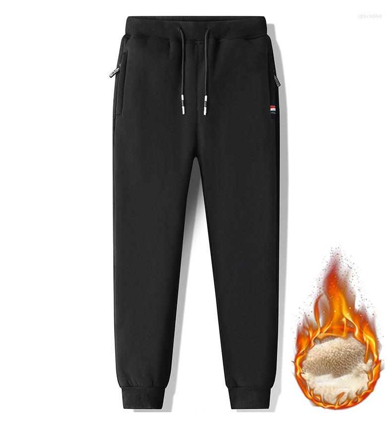 Men's Pants Winter Fashion Men Thick Trousers Lined Velvet Warm Sweatpants Elastic Waist Solid Color Plus Size Joggers, Design3
Men's Pants Winter Fashion Men Thick Trousers Lined Velvet Warm Sweatpants Elastic Waist Solid Color Plus Size Joggers, Design3