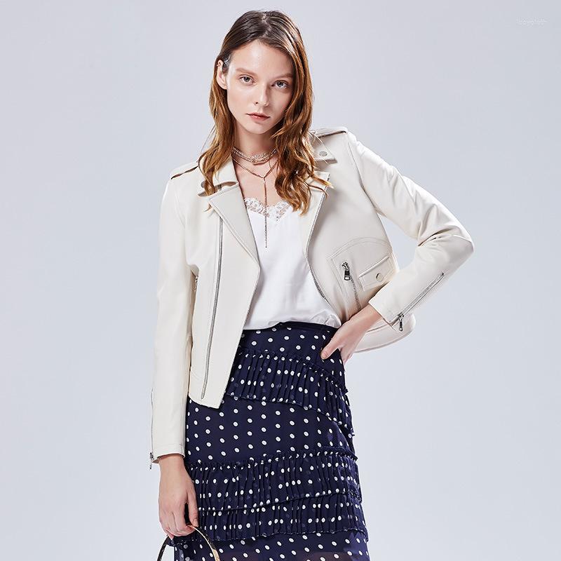 Women' Leather Genuine Jacket Women Autumn And Winter Short Fashion Sheepskin Locomotive Small, White
Women' Leather Genuine Jacket Women Autumn And Winter Short Fashion Sheepskin Locomotive Small, White