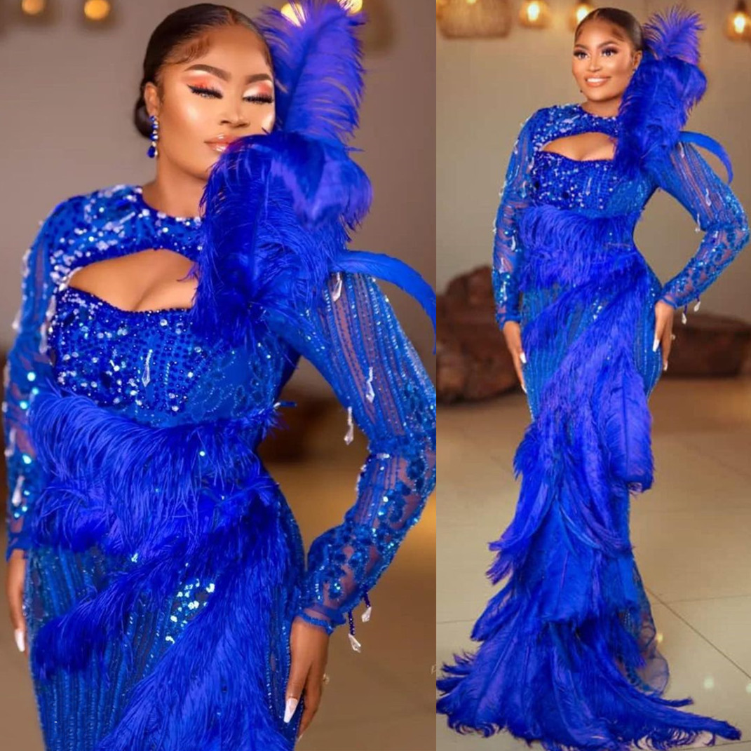 2023 Arabic Aso Ebi Royal Blue Prom Dresses Beaded Crystals Feather Evening Formal Party Second Reception Birthday Engagement Gowns Dress ZJ606, Lilac
2023 Arabic Aso Ebi Royal Blue Prom Dresses Beaded Crystals Feather Evening Formal Party Second Reception Birthday Engagement Gowns Dress ZJ606, Lilac
