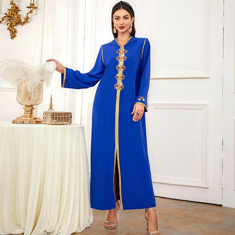 Ethnic Clothing Summer Muslim Hooded Abaya Dress Morocco Long Hand Sew Dimand Women Sleeve Kimono Caftan Islamic 2023
Ethnic Clothing Summer Muslim Hooded Abaya Dress Morocco Long Hand Sew Dimand Women Sleeve Kimono Caftan Islamic 2023
